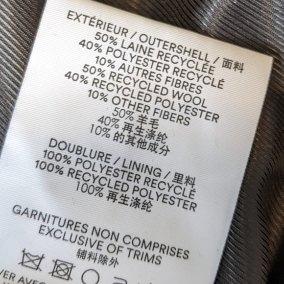 Frank and Oak wool-blend cocoon coat - Picture 3 of 11